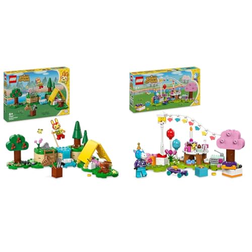 LEGO Animal Crossing Mimmis Outdoor-Spaß, kreatives Spielzeug für Kinder & Animal Crossing Jimmys Geburtstagsparty, kreatives Spielzeug für Kinder von LEGO