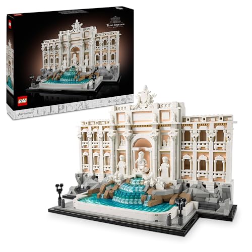 LEGO Architecture Trevi-Brunnen - Modell eines Wahrzeichens von Rom mit Minifiguren Skulpturen - Sammlerstück für das Büro und Wohnzimmer - Geschenk für Erwachsene und Architekturliebhaber 21062 von LEGO