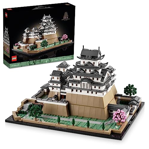 LEGO Architecture Landmarks Collection: Himeji Castle 21060 Bauset, Bauen und präsentieren Sie dieses Sammlermodell für Erwachsene, lustiges Geschenk für Liebhaber Japans, berühmte japanische Gebäude, von LEGO