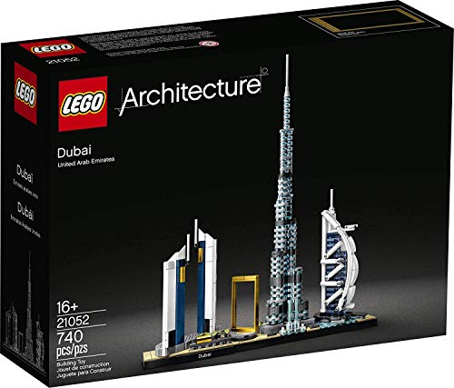 LEGO Architecture Skylines: Dubai 21052 Building Kit, Collectible Architecture Building Set for Adults, New 2020 (740 Pieces) von LEGO