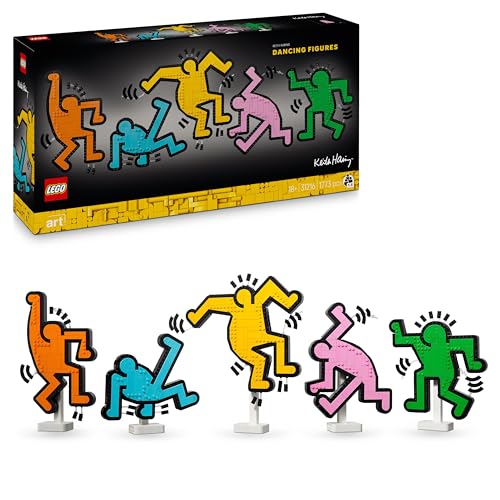 LEGO Art Keith Haring – Tanzende Figuren – Bauset für Erwachsene – Wandkunst oder DIY-Dekoration für Zuhause in leuchtenden Farben – Originelles Geschenk für Männer und Frauen 31216 LEGO Art Keith Haring – Tanzende Figuren – Bauset für Erwachsene – Wandkunst oder DIY-Dekoration für Zuhause in leuchtenden Farben – Originelles Geschenk für Männer und Frauen 31216 von LEGO