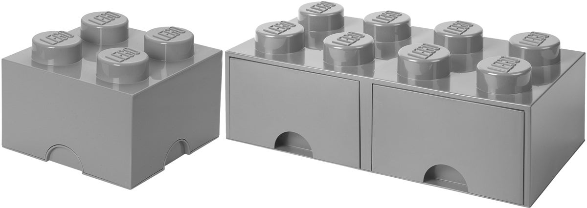 LEGO Aufbewahrung Paket Klein/Groß, Grau von LEGO