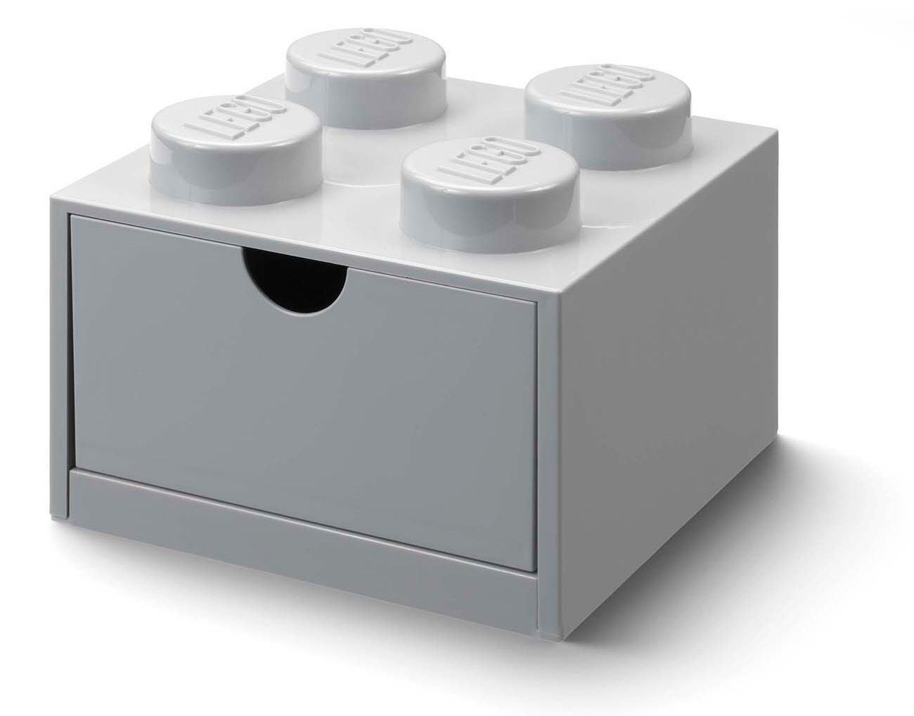 LEGO Aufbewahrungsbox mit Schublade 4, Grau von LEGO