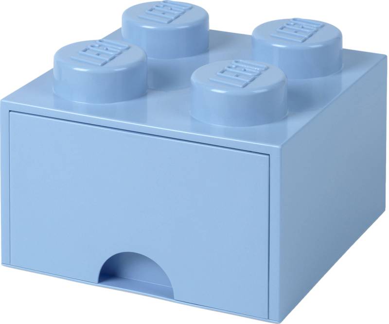 LEGO Aufbewahrungsbox mit Schublade 4, Hellblau von LEGO