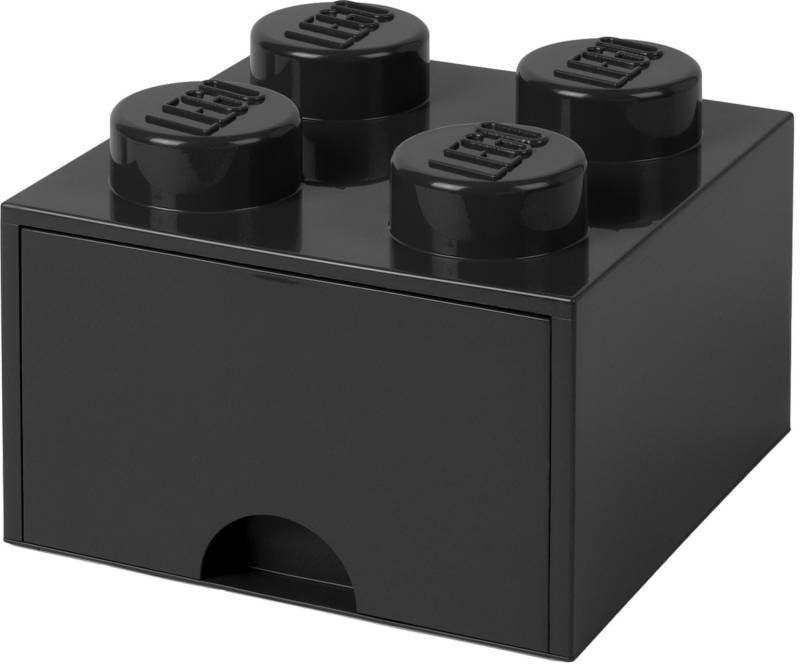 LEGO Aufbewahrungsbox mit Schublade 4, Schwarz von LEGO