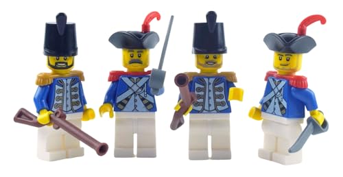 Lego® Blauröcke Minifiguren – Imperiale Soldaten und Offiziere für Lego® Eldorado Festung – Exklusives Lego® Set mit exklusiven Lego® Minifiguren von LEGO