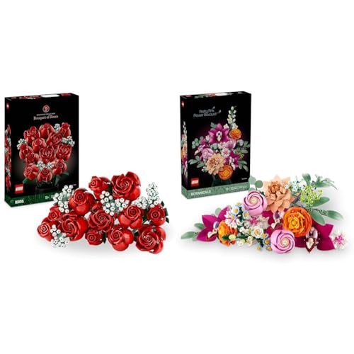 LEGO Botanicals The Grand Millenial Bundle: Bouquet of Roses & Pretty Pink Flower Bouquet for Elegant Home Décor 10328 + 10342 LEGO Botanicals The Grand Millenial Bundle: Bouquet of Roses & Pretty Pink Flower Bouquet for Elegant Home Décor 10328 + 10342 von LEGO