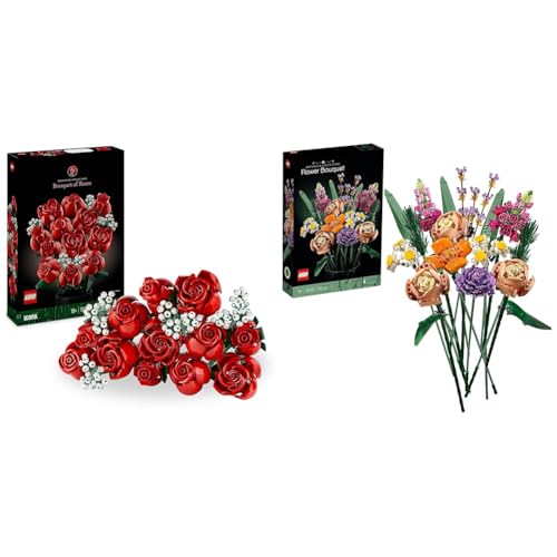 LEGO Botanicals The New Classic Bundle: Bouquet of Roses & Flower Bouquet for Timeless Décor 10328 + 10280 LEGO Botanicals The New Classic Bundle: Bouquet of Roses & Flower Bouquet for Timeless Décor 10328 + 10280 von LEGO