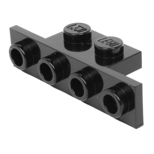 LEGO Bricks 2436 City Geodreieck, 1 x 2 Zapfen und 1 x 4 Zapfen, 25 Stück, Schwarz von LEGO