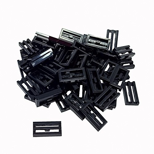 LEGO Bricks – Bügeleisen (50 Stück), 1 x 2 Türen, Frontgitter schwarz von LEGO