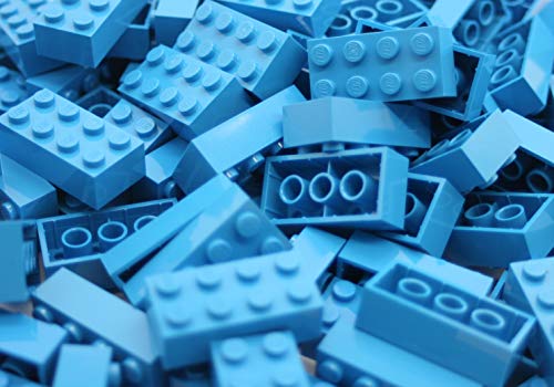 LEGO® Classic Basic 3001 2x4 Azur Steine Bausteine - 25 Stück - Ideal für Kreative Bauprojekte und LEGO® City Konstruktionen von LEGO