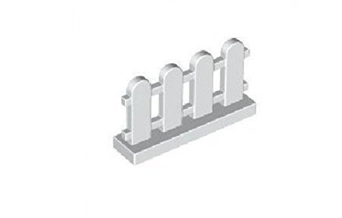 LEGO Building Accessories 1 x 4 x 2 White Picket Fence, Bulk - 50 Pieces per Package by von LEGO