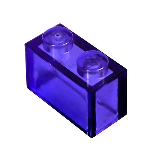 LEGO City - 20 Steine mit 1x2 Noppen" in transparent purple. von LEGO