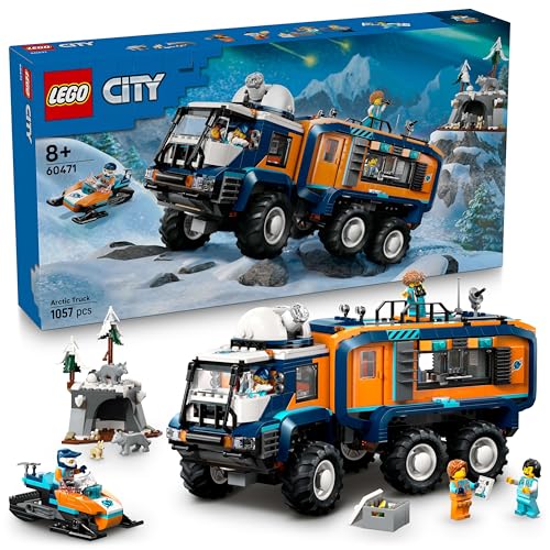 LEGO City Arktis-Truck mit Labor – BAU- und Spielset – Erkundungsfahrzeug mit Lenkung und Federung – inkl. Schneescooter, 5 Mini-Figuren und 3 Wolfsfiguren – Geschenk für Jungen ab 8 Jahren – 60471 LEGO City Arktis-Truck mit Labor – BAU- und Spielset – Erkundungsfahrzeug mit Lenkung und Federung – inkl. Schneescooter, 5 Mini-Figuren und 3 Wolfsfiguren – Geschenk für Jungen ab 8 Jahren – 60471 von LEGO