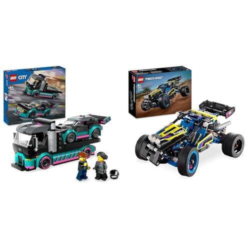 LEGO City Autotransporter mit Rennwagen & Technic Offroad Rennbuggy von LEGO