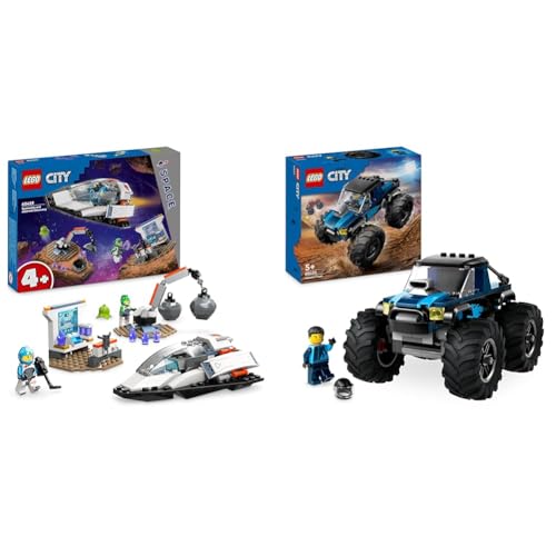 LEGO City Bergung eines Asteroiden im Weltall, Weltraum-Spielzeug & City Blauer Monstertruck, Offroad-Auto-Spielzeug, Fahrzeug-Set von LEGO