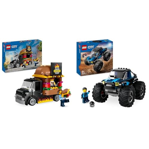 LEGO City Burger-Truck & City Blauer Monstertruck von LEGO