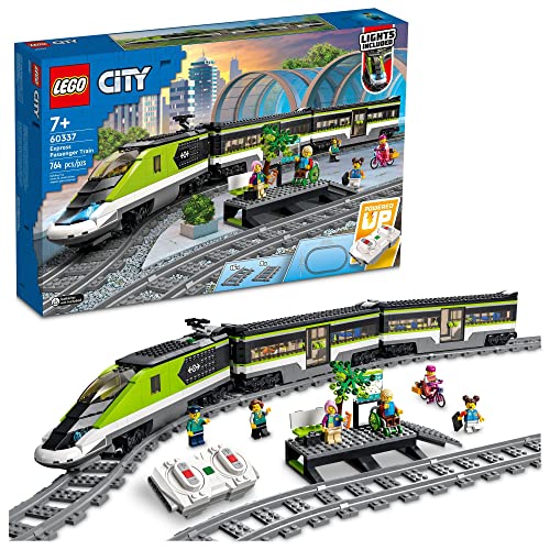 LEGO City Express 60337 Passagierzug Bauspielzeug Set mit Powered Up Technologie für Jungen, Mädchen und Kinder ab 7 Jahren (764 Teile) von LEGO