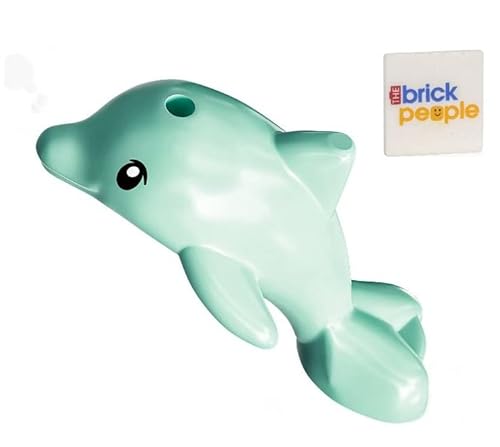 LEGO City Friends Baby Delphin Minifigur Aqua (sehr klein, weniger als 2,5 cm) von LEGO