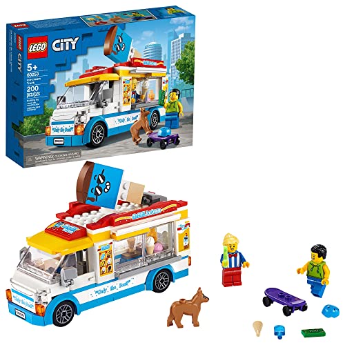 LEGO City Ice-Cream Truck 60253, Cool Building Set for Kids, New 2020 (200 Pieces) von LEGO