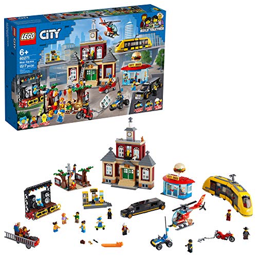 LEGO City Main Square 60271 Set, Cool Building Toy for Kids, New 2021 (1,517 Pieces) von LEGO