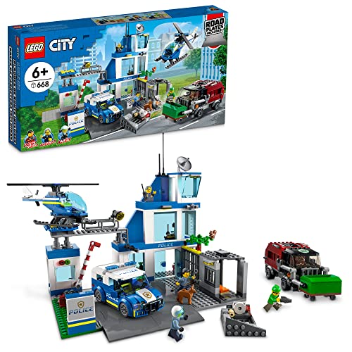 LEGO City Police Station 60316 Bauspielzeug-Set für Kinder, Jungen und Mädchen ab 6 Jahren (668 Teile) von LEGO