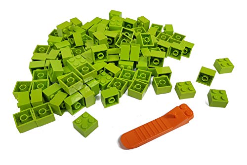 Lego® Classic Basic Set - 2x2 Steine 3003 in Lime – 100 Stück – Perfekte Wahl für kreative Bauprojekte - Ideale Ergänzung für Lego® Baukästen von LEGO