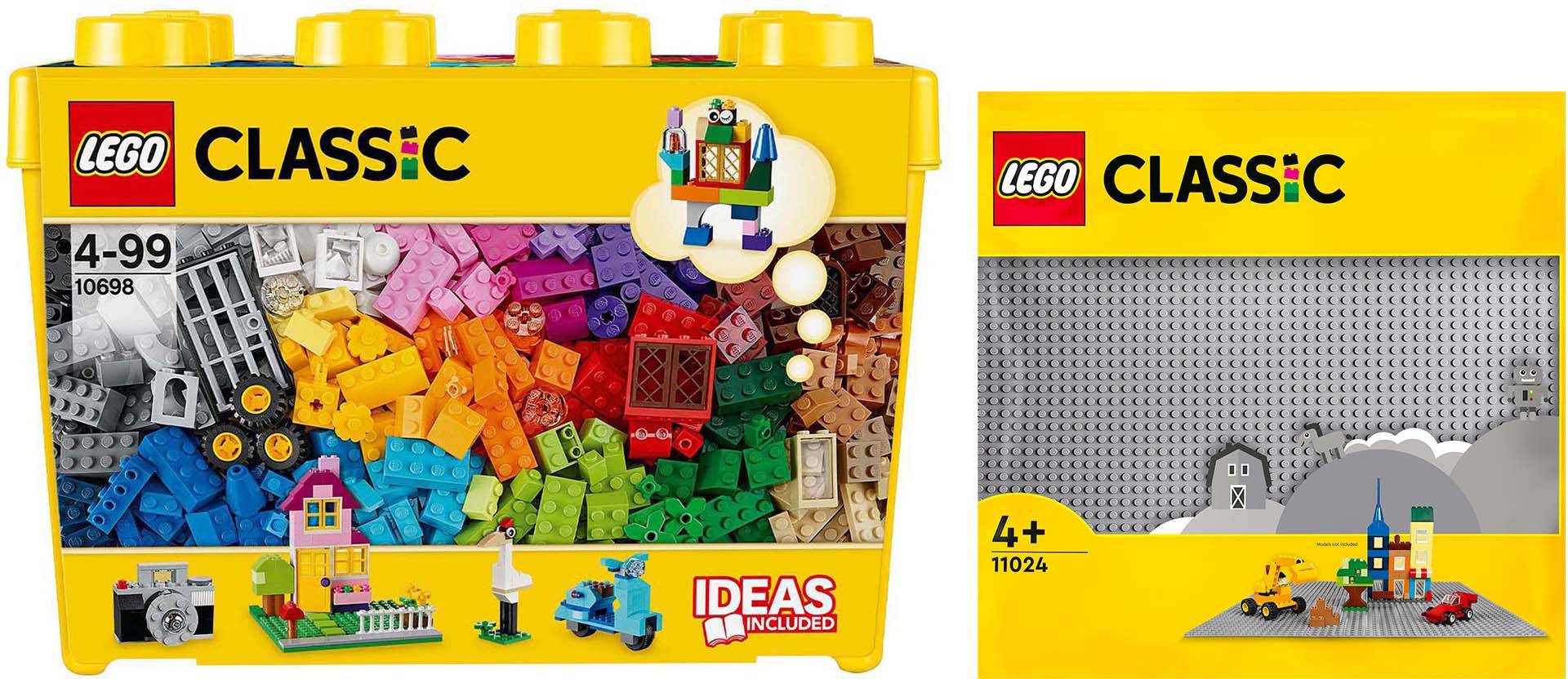 LEGO Classic 10698 Große Bausteine-Box mit 11024 Bauplatte von LEGO