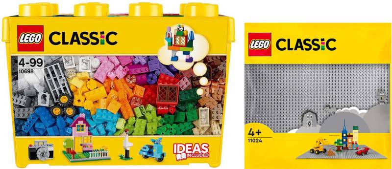 LEGO Classic 10698 Große Bausteine-Box mit 11024 Bauplatte von LEGO