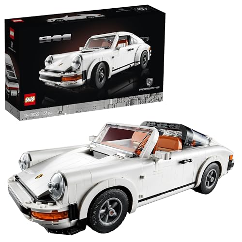 LEGO Icons Porsche 911 Modellauto für Erwachsene, Rennauto Modellbausatz zum Sammeln 10295 von LEGO