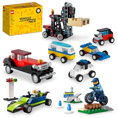 LEGO Creator Vehicle Pack 66777 Sammelauto-Set mit baubarem Auto-Spielzeug, tolle Partygeschenke für Goodie Bags oder Strumpffüller für Jungen, Mädchen und Kinder ab 8 Jahren von LEGO