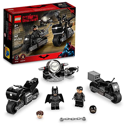LEGO DC Batman: Batman & Selina Kyle Motorcycle Pursuit 76179 Building Kit; Cool Super-Hero Toy for Kids Aged 6+ (149 Pieces) von LEGO
