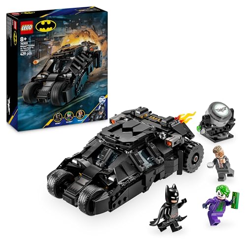 LEGO DC Batman: Batman Tumbler vs. Two-Face & The Joker - Superhelden Spielzeug mit Batmobil Auto - Spielset mit Minifiguren - Geschenk für Jungen und Mädchen ab 8 Jahren 76303 von LEGO