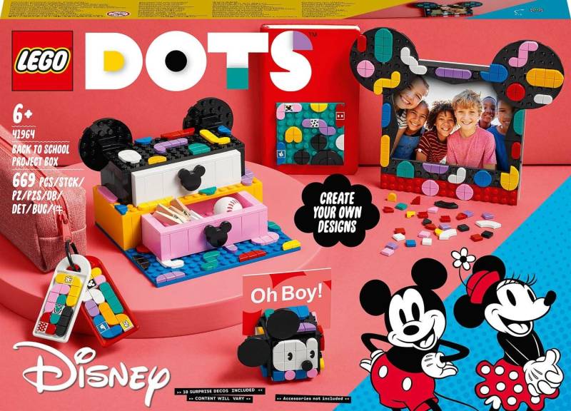 LEGO DOTS 41964 Micky &  Minnie Kreativbox zum Schulanfang von LEGO