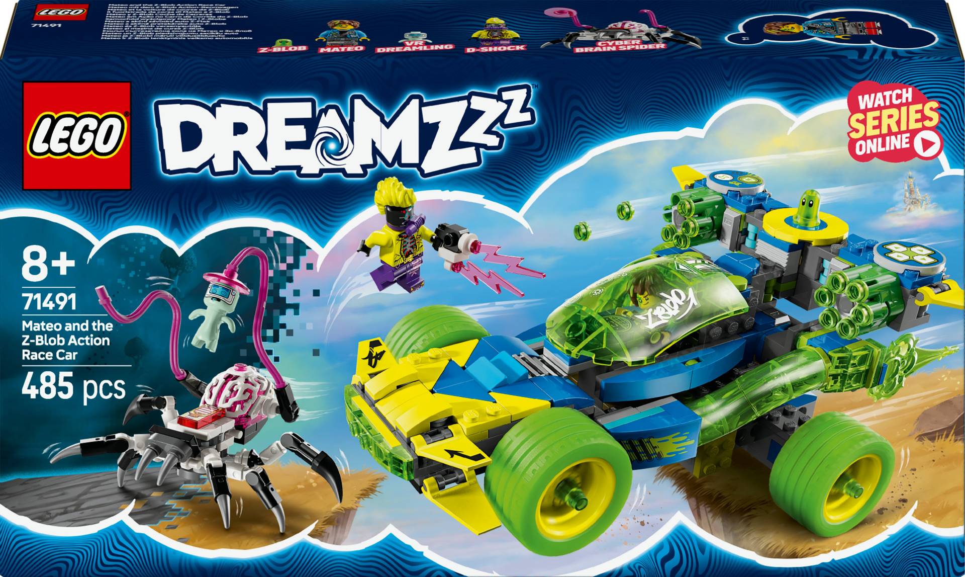 LEGO DREAMZzz 71491 Mateo mit dem Z-Blob Action-Rennwagen von LEGO