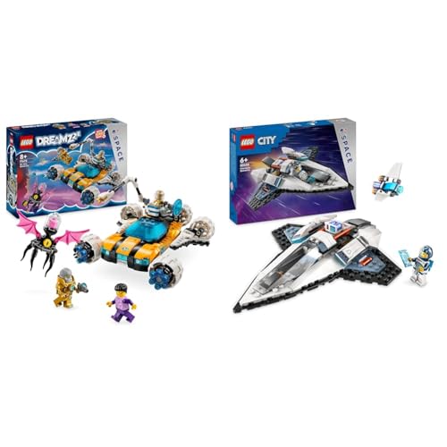 LEGO DREAMZzz Der Weltraumbuggy von Mr. Oz, Set mit Spielzeug-Auto oder Space Shuttle & City Raumschiff, Weltraum-Spielzeug mit Space Shuttle für Kinder zum Bauen von LEGO