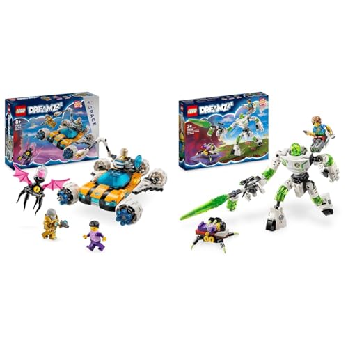 LEGO DREAMZzz Der Weltraumbuggy von Mr. Oz, Set mit Spielzeug-Auto oder Space Shuttle & DREAMZzz Mateo und Roboter Z-Blob, kreatives Abenteuer-Spielzeug Set von LEGO