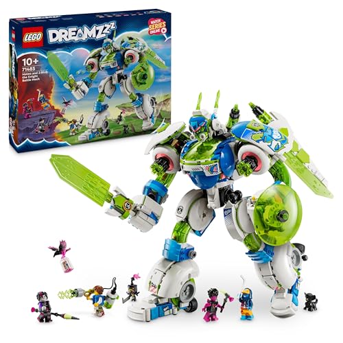 LEGO DREAMZzz 3-in-1 Mateo und Z-Blob der Ritter-Mech, Spielset zum Umbauen für Jungen und Mädchen ab 10 Jahren, Geschenk für Kinder, Fantasy-Set, Roboter in 3 Varianten, Abenteuer-Spielzeug 71485 von LEGO