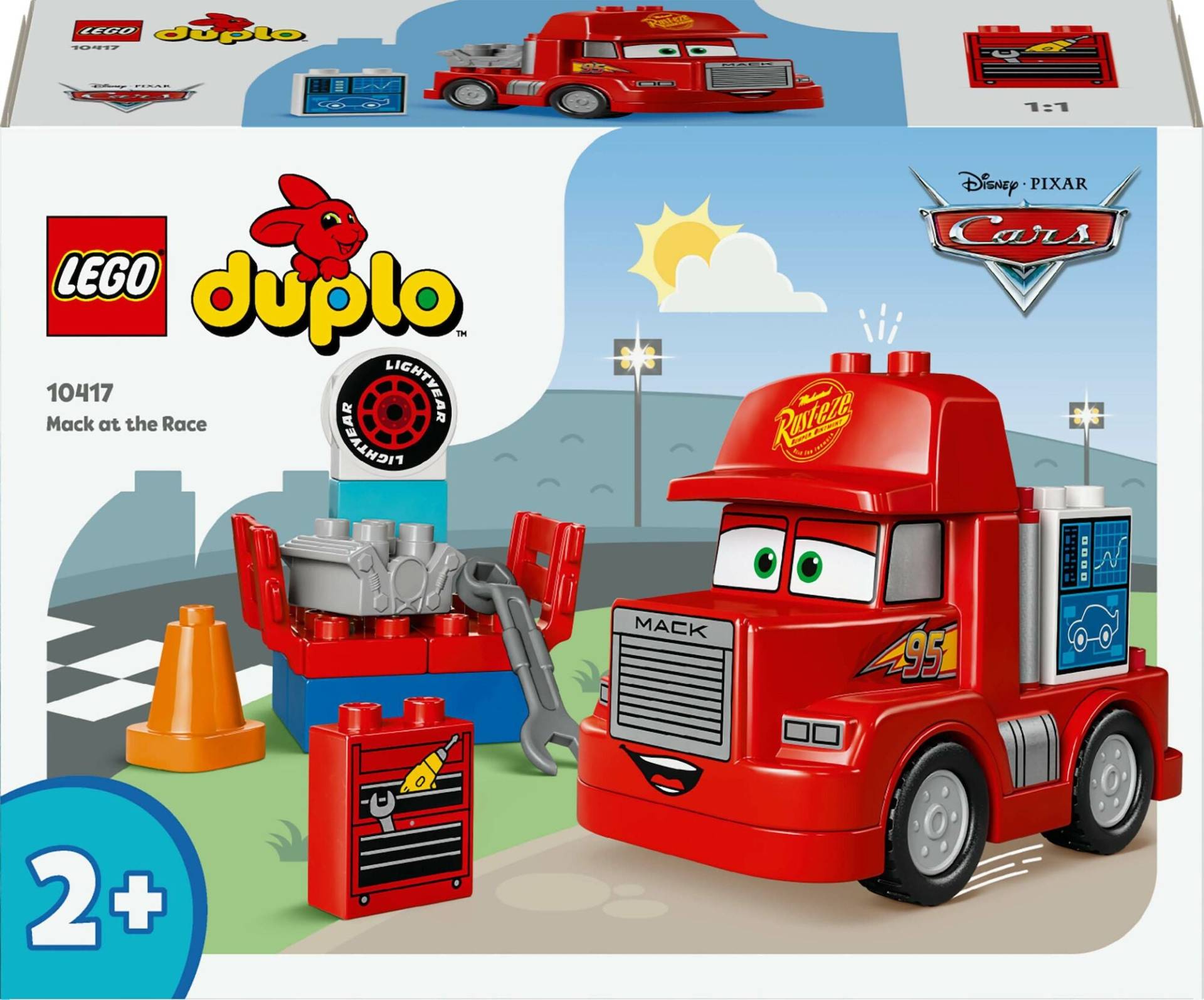 LEGO DUPLO Disney 10417 Mack beim Rennen von LEGO