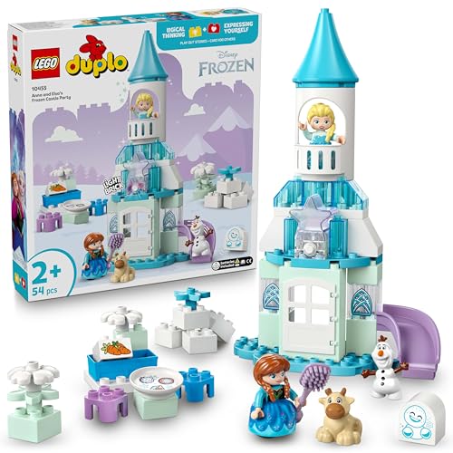 LEGO DUPLO │ Disney Annas und Elsas Party im Eispalast - Frozen Spielzeug mit ELSA Figur, Lichtstein & Zubehör - Kleinkinder Motorikspielzeug ab 2 Jahren - Minifiguren für Mädchen und Jungen - 10455 LEGO DUPLO │ Disney Annas und Elsas Party im Eispalast - Frozen Spielzeug mit ELSA Figur, Lichtstein & Zubehör - Kleinkinder Motorikspielzeug ab 2 Jahren - Minifiguren für Mädchen und Jungen - 10455 von LEGO
