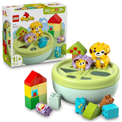 LEGO DUPLO Formsortierer: Welpenhaus - Lernspielzeug zum Sortieren für Kleinkinder, mit farbenfrohen Bausteinen - Fördert die Feinmotorik bei Mädchen & Jungen ab 1,5 Jahren - 10441 LEGO DUPLO Formsortierer: Welpenhaus - Lernspielzeug zum Sortieren für Kleinkinder, mit farbenfrohen Bausteinen - Fördert die Feinmotorik bei Mädchen & Jungen ab 1,5 Jahren - 10441 von LEGO