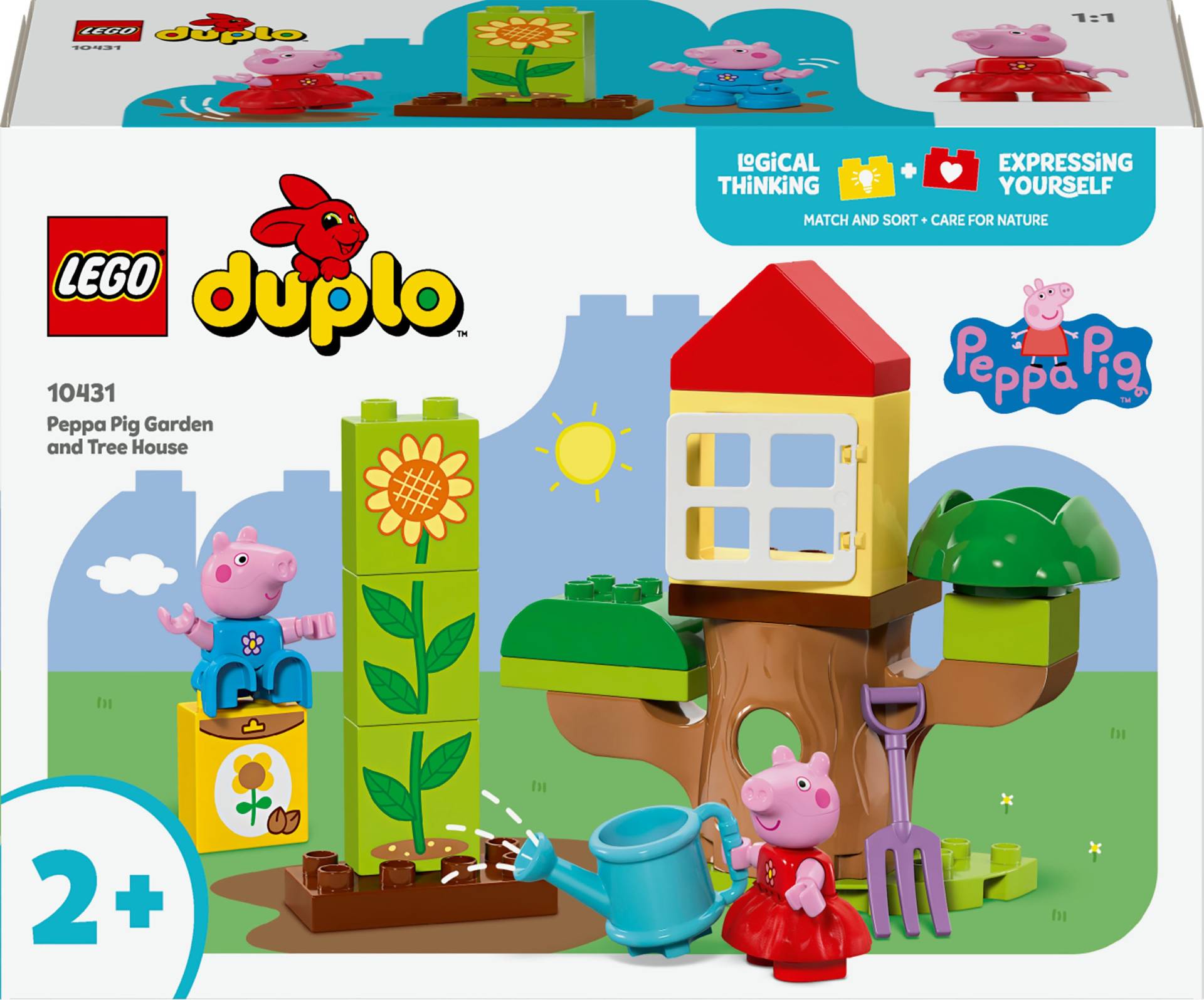 LEGO DUPLO Peppa Pig 10431 Peppas Garten mit Baumhaus von LEGO