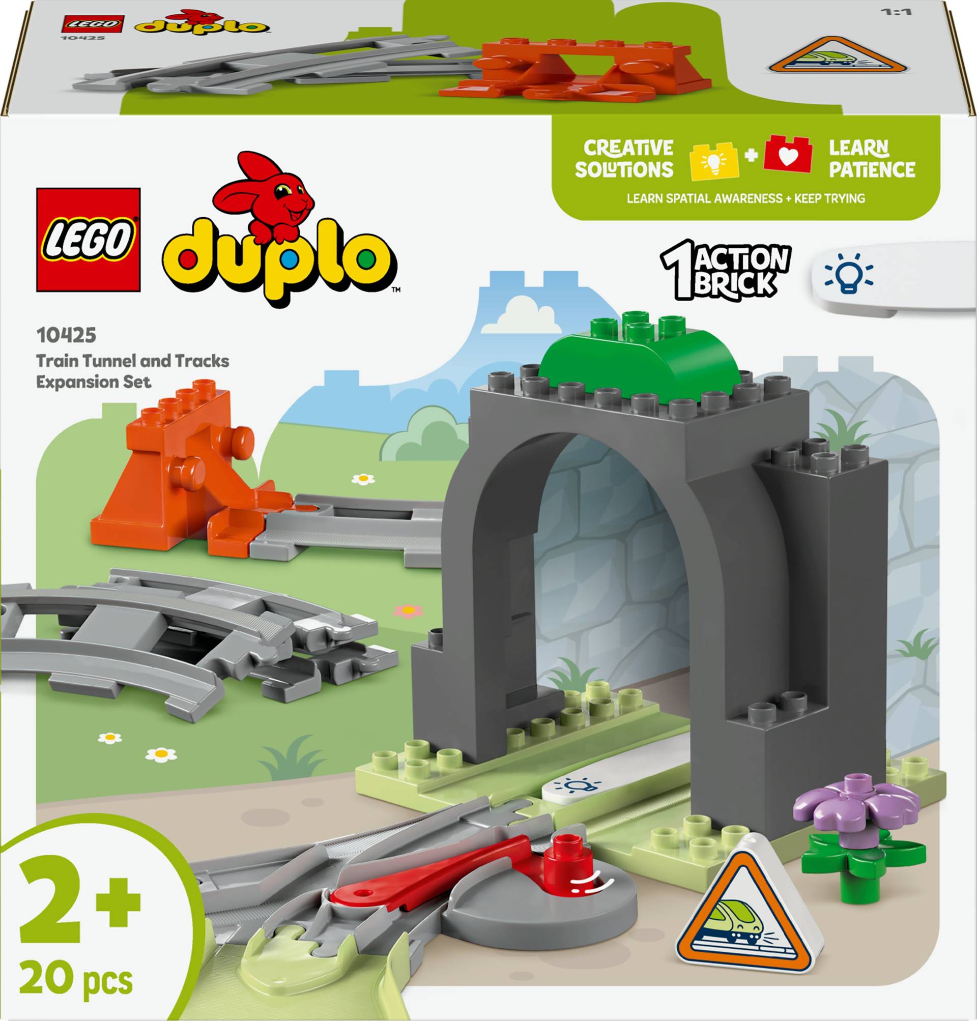 LEGO DUPLO Town 10425 Eisenbahntunnel und Schienen – Erweiterungsset von LEGO