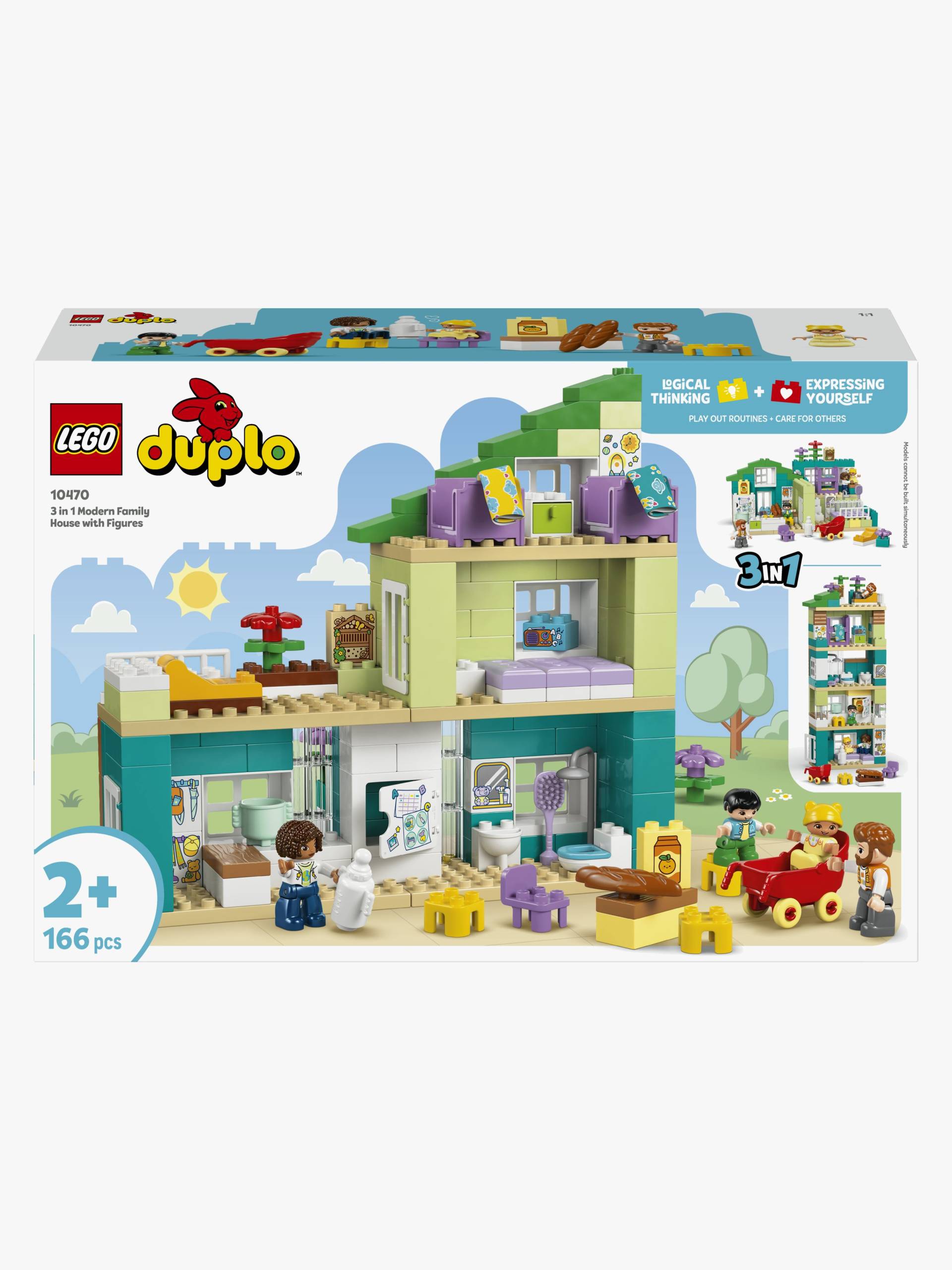 LEGO DUPLO Town 10470 Modernes Familienhaus mit Figuren – 3-in-1-Set LEGO DUPLO Town 10470 Modernes Familienhaus mit Figuren – 3-in-1-Set von LEGO