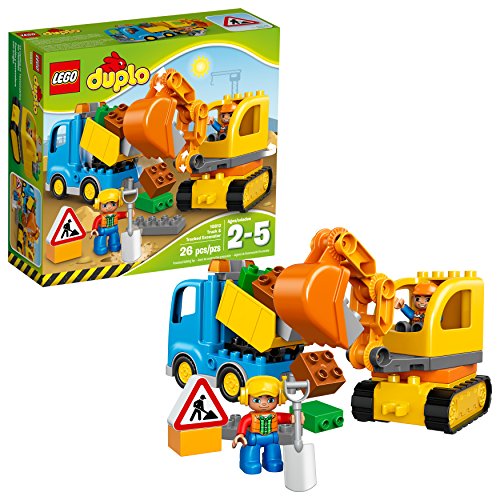 LEGO DUPLO Town 10812 Truck & Tracked Excavator Building Kit (26 Piece) by LEGO von LEGO