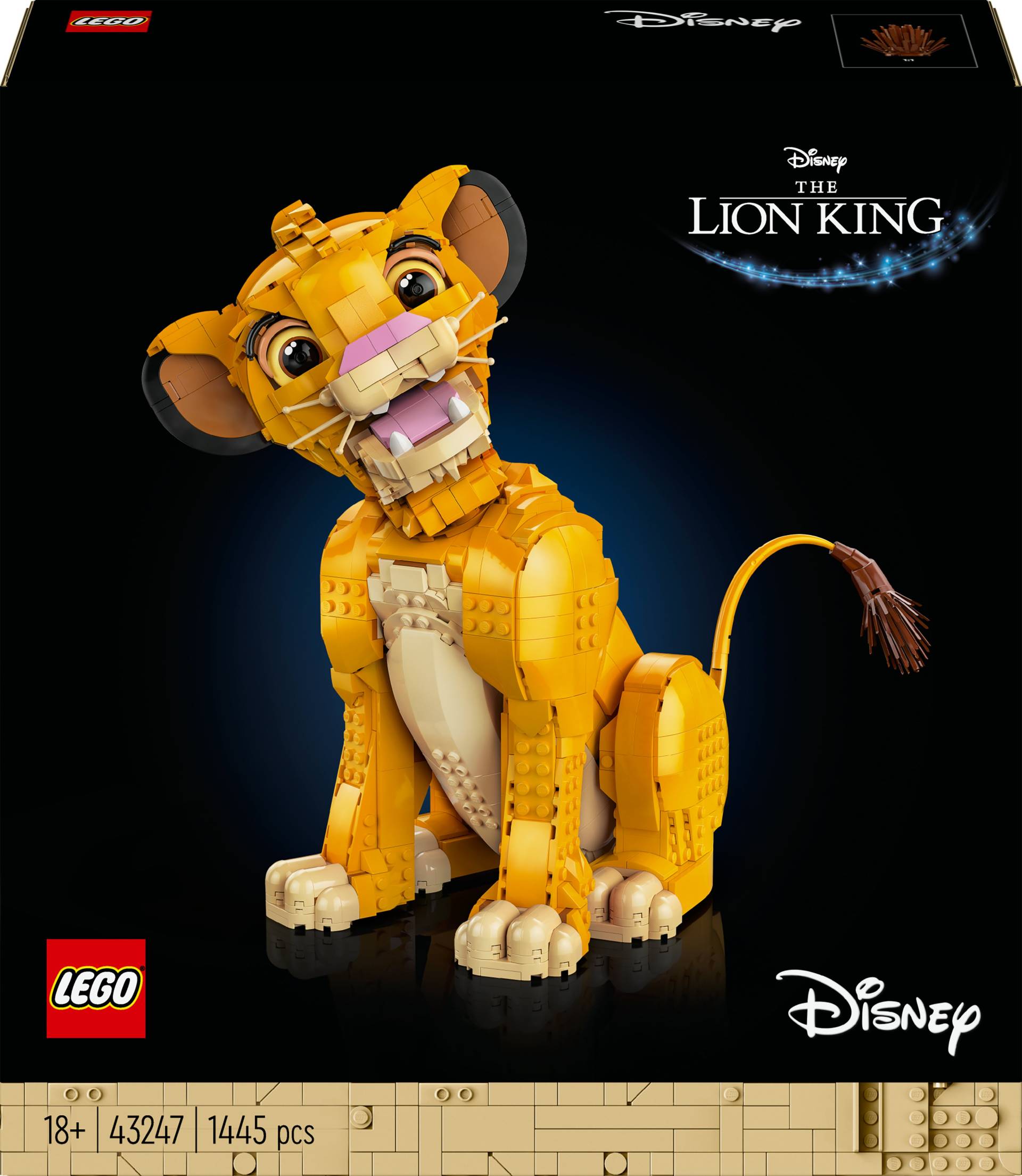 LEGO Disney Classic 43247 Simba, der junge König der Löwen von LEGO