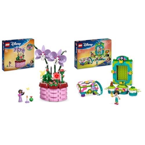 LEGO ǀ Disney Encanto Isabelas Blumentopf & Disney Encanto Mirabels Fotorahmen und Schmuckkassette von LEGO