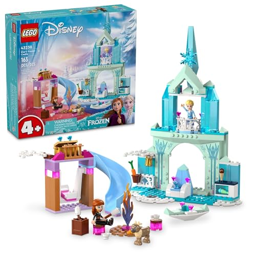 LEGO Disney Land der Eis Elsa Land des Eises Land des Eises Spielzeug-Set für Kinder, bestehend aus Elsa und Anna Figuren und 2 Tierfiguren, Gefrorenes Spielzeug ist ein tolles Geburtstagsgeschenk für von LEGO