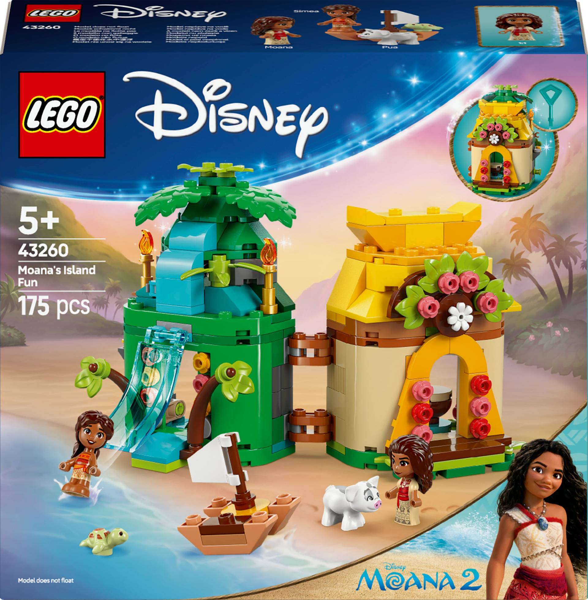 LEGO Disney Princess 43260 Vaianas Inselspaß von LEGO