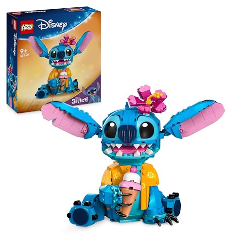 LEGO ǀ Disney Stitch, Bau- und Spielset für Kinder, Figur mit Eiswaffel, Spielzeug, kreatives Set zum Bauen, ideales Geschenk für Mädchen, Jungen und alle Fans der Kinoerfolgs Lilo & Stitch 43249 von LEGO